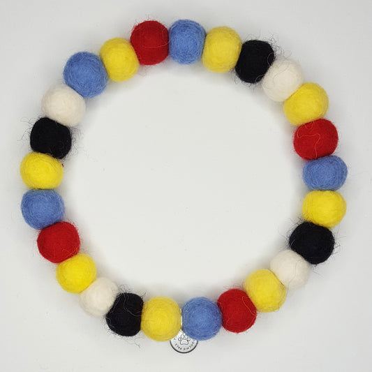 The Cornish Tartan Pom Pom Collar