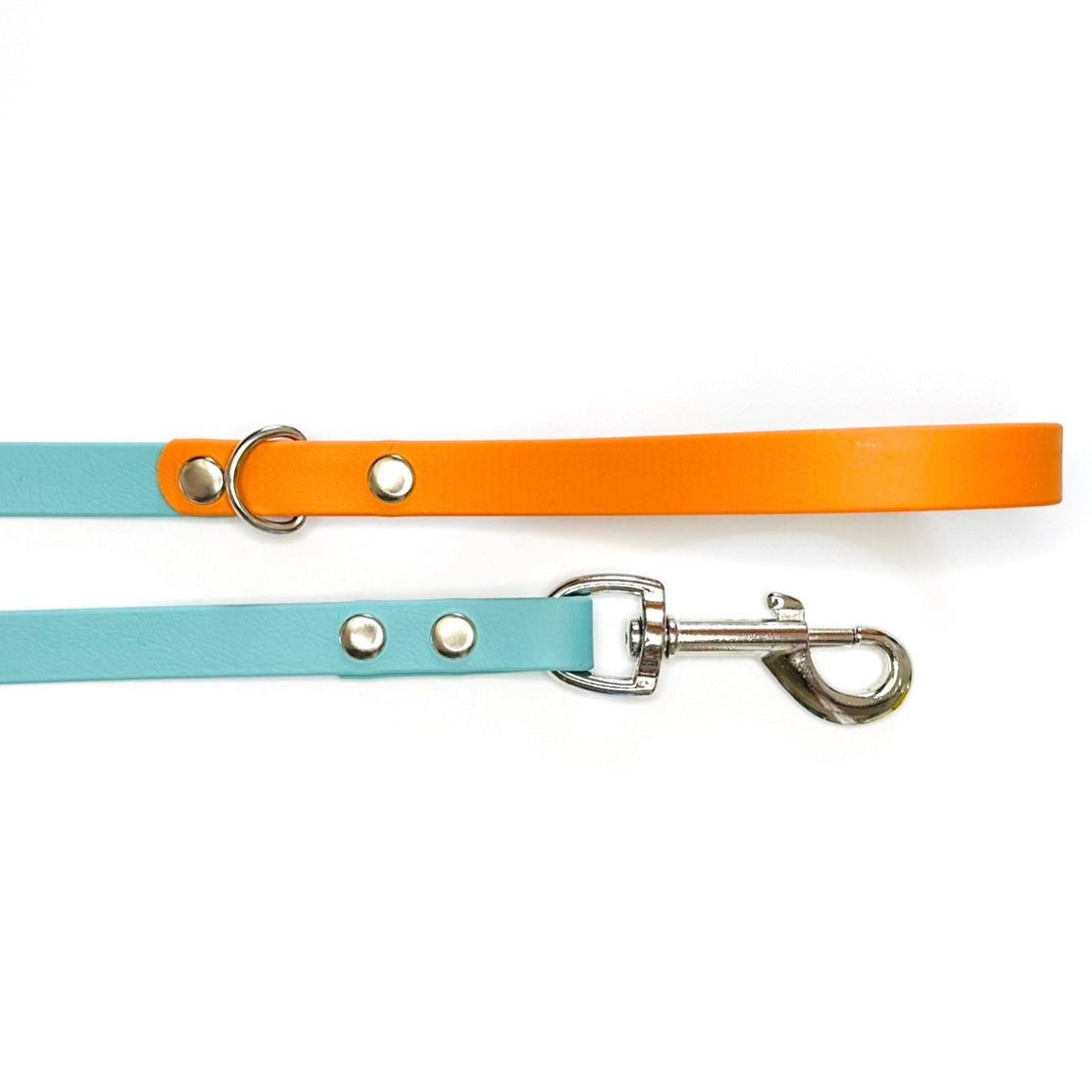 Orange & Sage Biothane Dog Lead