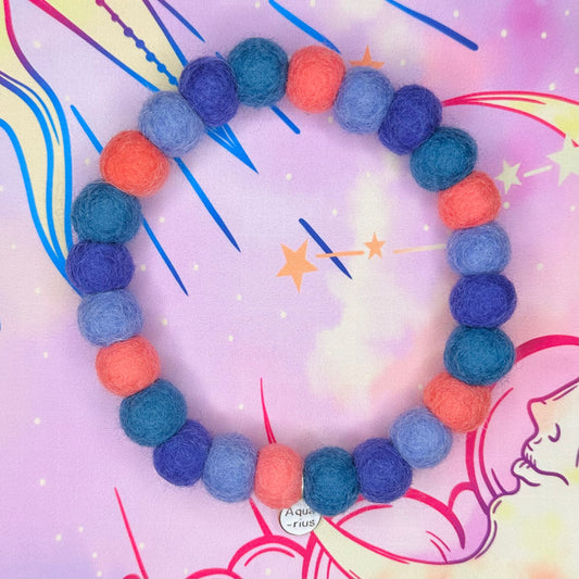 Aquarius Pom Pom Collar