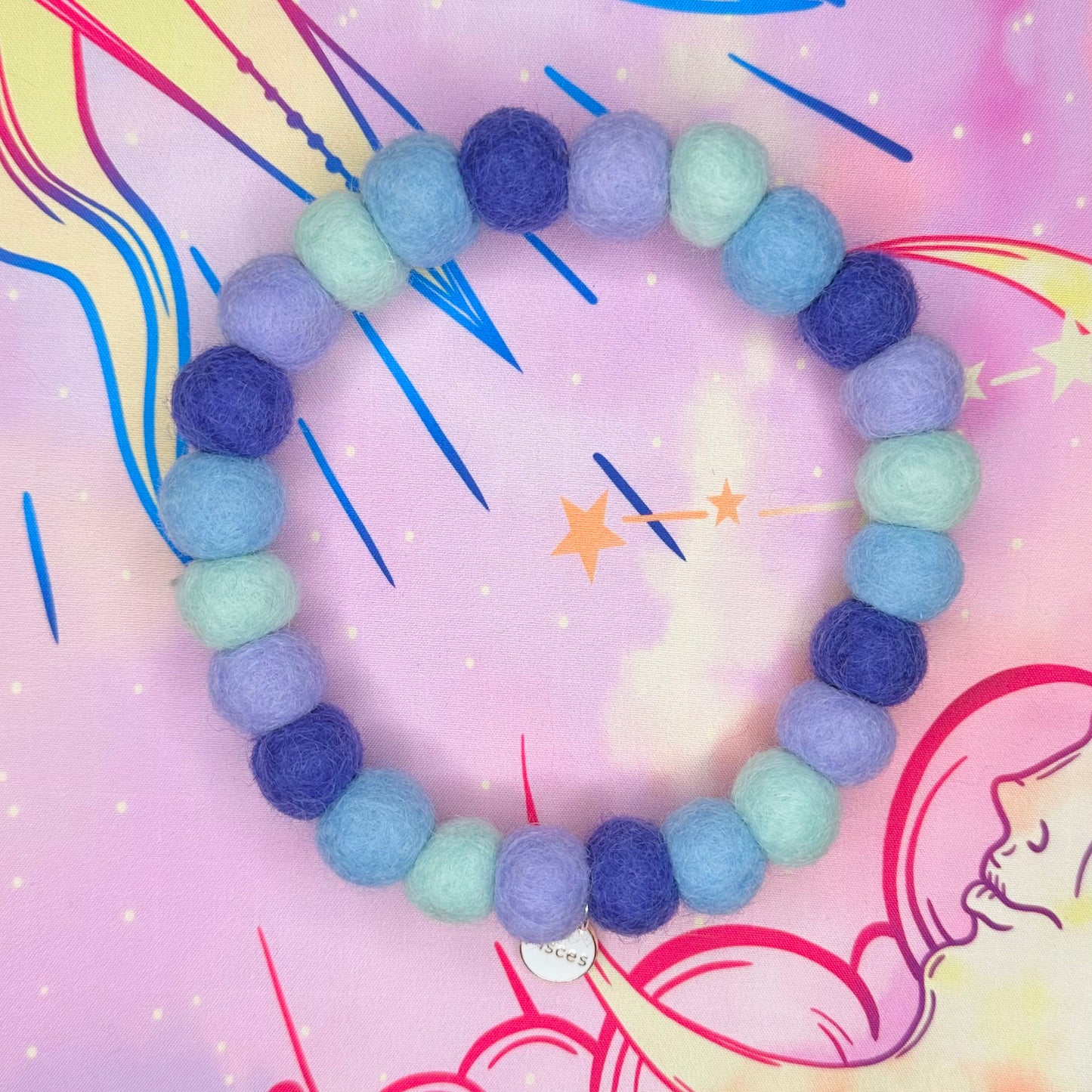 Pisces Pom Pom Collar