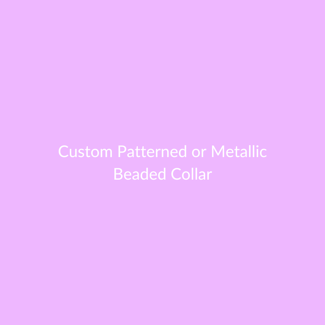 Patterns or Metallic Quick Release Collar